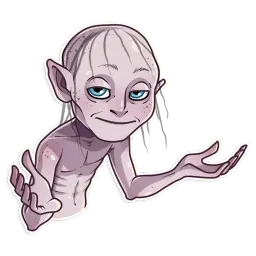 Gollum sticker 10