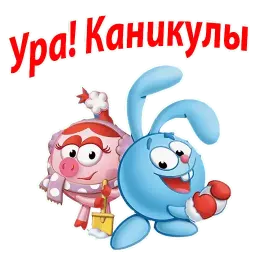 Новогодние Смешарики sticker 5