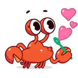 Краб Снаппи sticker 2
