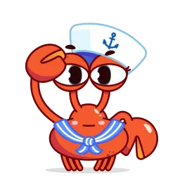 Краб Снаппи sticker 11