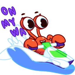 Краб Снаппи sticker 12