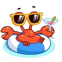 Краб Снаппи sticker 4