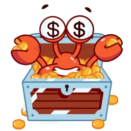 Краб Снаппи sticker 7
