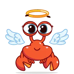 Краб Снаппи sticker 8