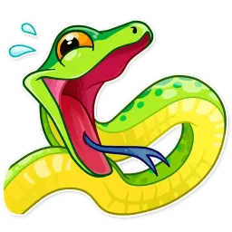 Змея Снэки Telegram sticker pack