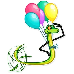 Змея Снэки sticker 12