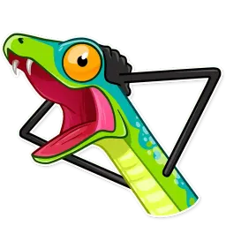 Змея Снэки sticker 4