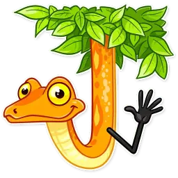 Змея Снэки sticker 5