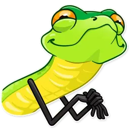 Змея Снэки sticker 7