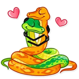 Змея Снэки sticker 9