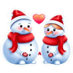 Снеговичок sticker 2