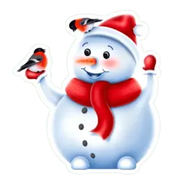 Снеговичок sticker 4