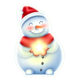 Снеговичок sticker 6