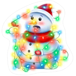Снеговичок sticker 8