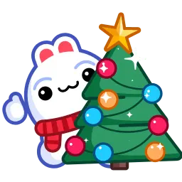 Снежный кролик sticker 5