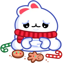 Снежный кролик sticker 10