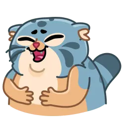 Снежный манул sticker 1