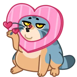 Снежный манул sticker 2
