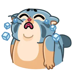 Снежный манул sticker 11