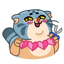 Снежный манул sticker 3