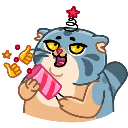 Снежный манул sticker 4