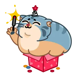 Снежный манул sticker 5