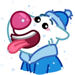 Снежок sticker 2