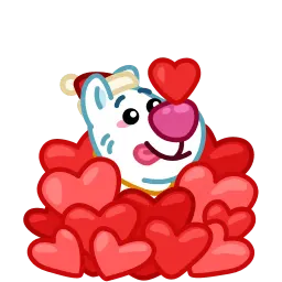 Снежок sticker 4