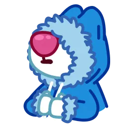 Снежок sticker 9