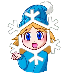 Снежинка sticker 2