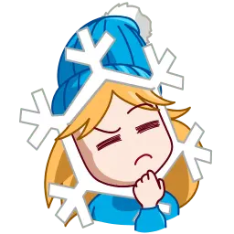 Снежинка sticker 11