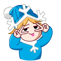 Снежинка sticker 5