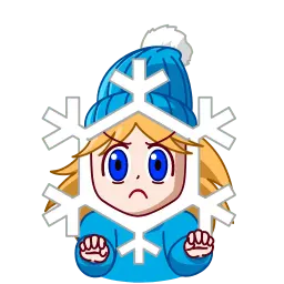 Снежинка sticker 6