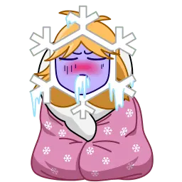 Снежинка sticker 7