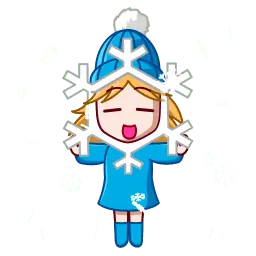Снежинка sticker 9