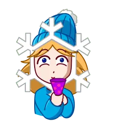 Снежинка sticker 10