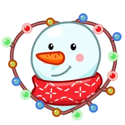 Снеговик sticker 2