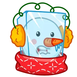 Снеговик sticker 12