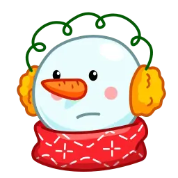 Снеговик sticker 4