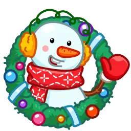 Снеговик sticker 5
