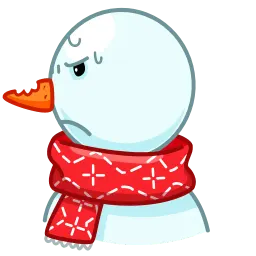 Снеговик sticker 8