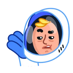 Космонавт sticker 11