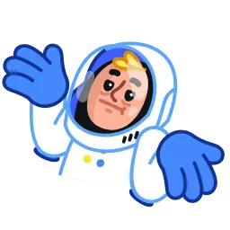 Космонавт sticker 12