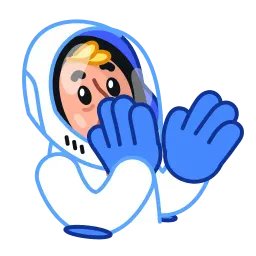 Космонавт sticker 7