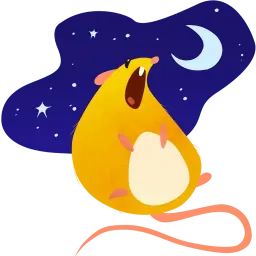 Круглая крыска sticker 12