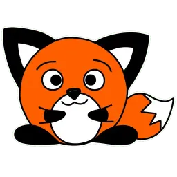 Сферическая лисичка sticker 2