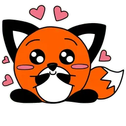 Сферическая лисичка sticker 5
