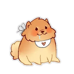 Булочка с корицей sticker 10