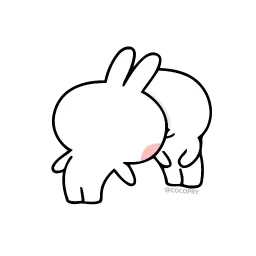 Испорченный кролик sticker 4