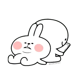 Испорченный кролик sticker 9